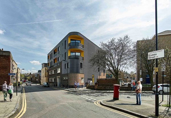 CGI View of Elsdale Street Surgery.